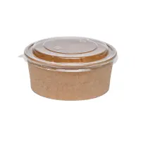 Papp Salatschale 1100ml, Ø184mm, Kraftbraun, 300Stk