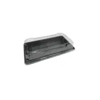 PP Sushi-Box + Deckel L, schwarz, 400Stk