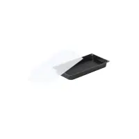 PP Sushi-Box + Deckel M, schwarz, 500Stk