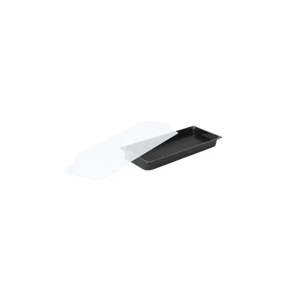 PP Sushi-Box + Deckel Slim, schwarz, 600Stk