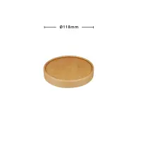 Papp Deckel für Suppenbecher Ø118mm,...