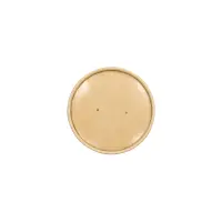 Papp Deckel für Suppenbecher Ø118mm, Kraftbraun, 500Stk