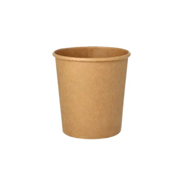 Papp Suppenbecher 470ml, Ø98mm, Kraftbraun, 500Stk