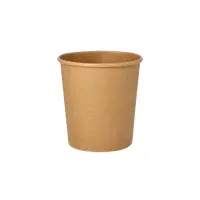 Papp Suppenbecher 470ml, Ø98mm, Kraftbraun, 500Stk