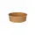 Papp Salatschale mit PP-Deckel 500ml, Ø148mm, Kraftbraun, 300Stk