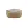 Papp Salatschale mit PET-Deckel 750ml, Ø148mm, Kraftbraun, 300Stk