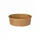 Papp Salatschale mit PET-Deckel 750ml, Ø148mm, Kraftbraun, 300Stk